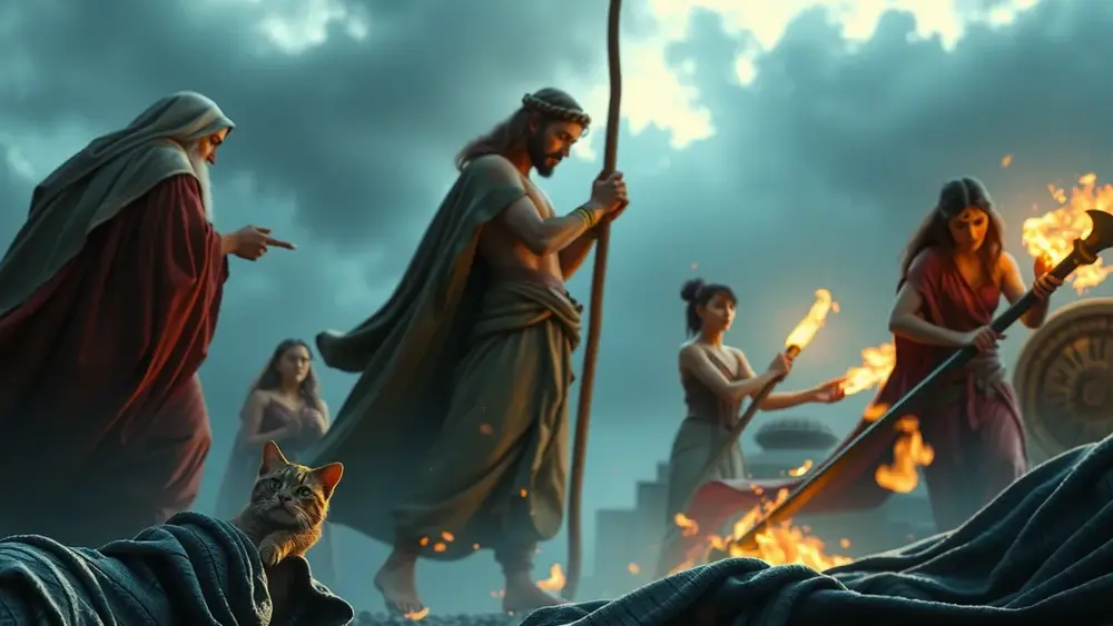 Como Zeus decidia o destino dos heróis na mitologia grega