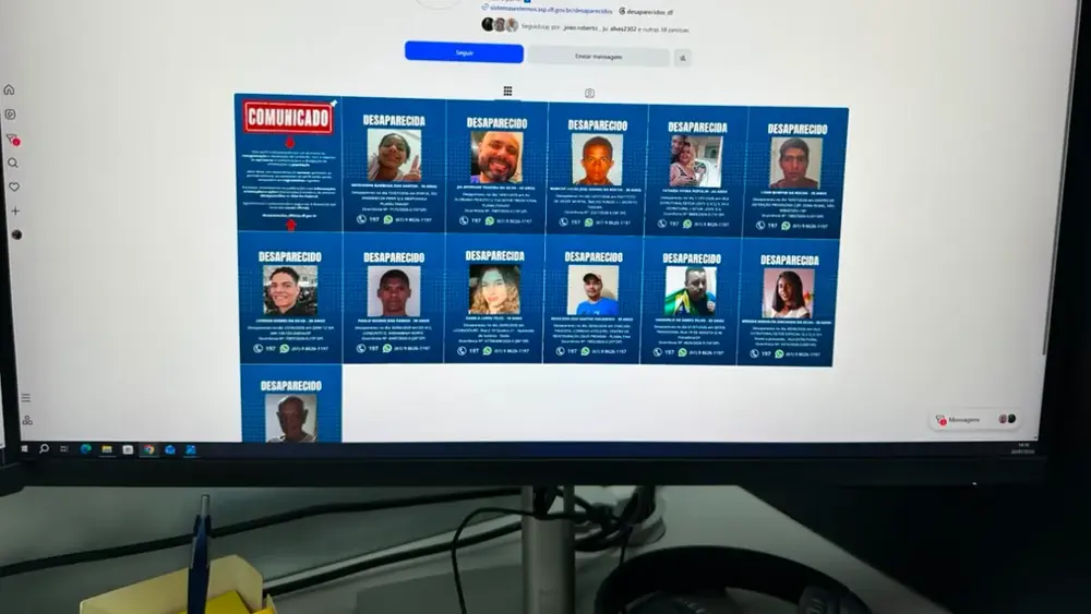 Desaparecidos: registro imediato é reforçado no DF
